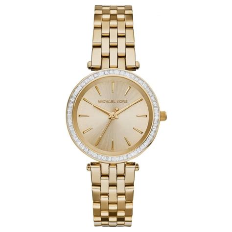 michael kors damenuhr mk3365|Michael Kors Mini Darci Gold Sunray Dial Ladies .